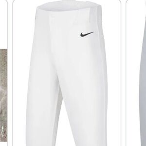 Nike new kid vapor baseball gray white  Athletic pants leggings  M